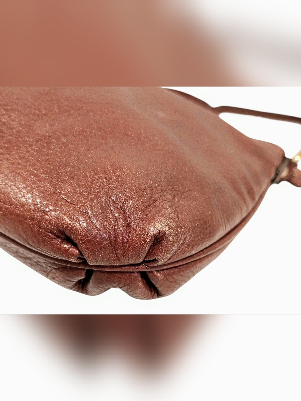 Coach Madison Isabella Pebbled Leather Crossbody - Picture 9 of 14